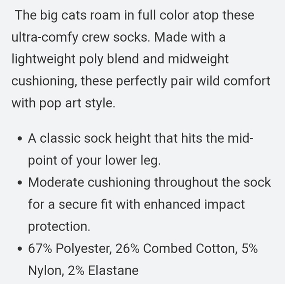 NWT Women's Katya Stance Crew Socks - Picture 6 of 7